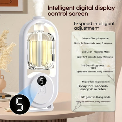Essential Oil Diffuser Aromatherapy Humidifier with 7 Color LED Light, USB Powered Quiet Mini Aroma Diffuser for Bedroom, Office, Yoga & Home – Timer Setting, Multiple Scents Available