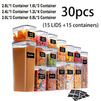 30pcs (15 lids + 15 jars) / - pp92