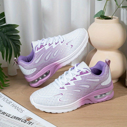 Women's Running Shoes Lightweight Mesh Air Cushion Arch Support Non-Slip Breathable Walking Tennis Sneakers for Women Workout Sports US Sizes 5.5-11