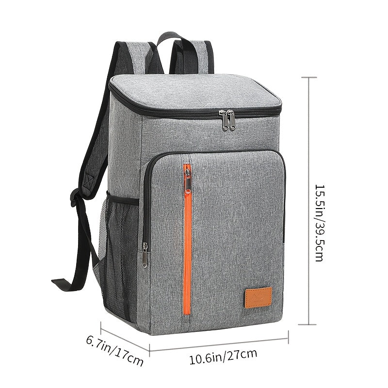 Insulated Cooler Backpack Extra Large Holds 30+ Cans, Leakproof Shoulder Bag for Men & Women, Perfect for Camping BBQ Beach Picnic Hiking – Compatible with Ice Packs