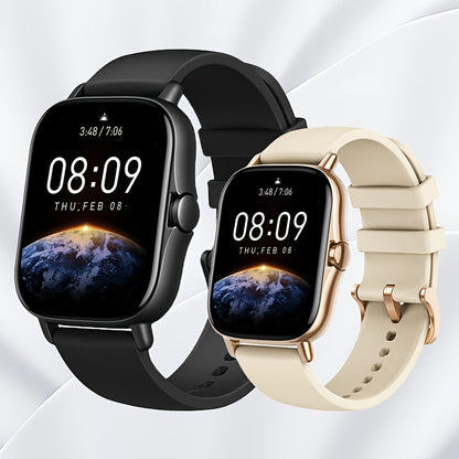 2026 Smartwatch Unisex Wireless Calling Dialing Multiple Sports Modes Heart Rate Message Notification Multi-App Alerts Fitness Tracker Watch for Men Women Compatible iPhone Android