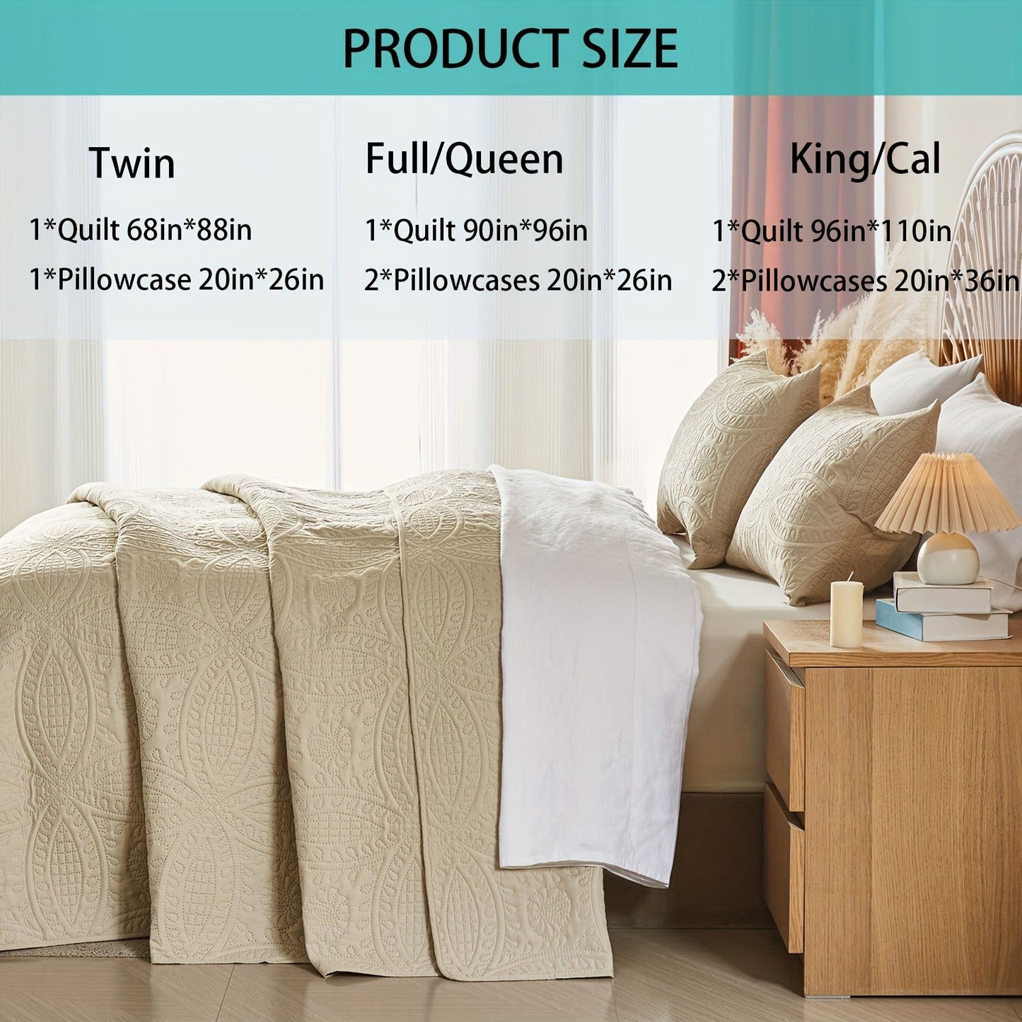 Cooling Summer Quilt Set 2-3 Piece Lightweight Breathable Microfiber Bedspread – Modern Coin Pattern Coverlet Twin Queen King, All Season, Multiple Colors, Holiday Gift for Family