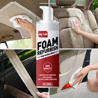 Car Interior Care Spray 6.76oz Multi-Purpose Cleaner for Car Seats Dashboard Steering Wheel PU Leather Fabric Gentle Neutral Formula All-Season Auto Interior Renovation Surface Protector Home & Vehicle