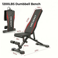 1200LBS Dumbbell Bench