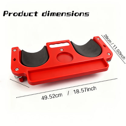 Rolling Knee Creeper Pad with Built-In Tool Tray – ABS High-Impact Frame, Cushioned Kneeling Pad for Mechanics, Carpenters, Flooring & Car Repairs – Multi-Color Automotive Repair Aid & Workshop Gift