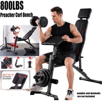 800LBS Preacher Curl Bench
