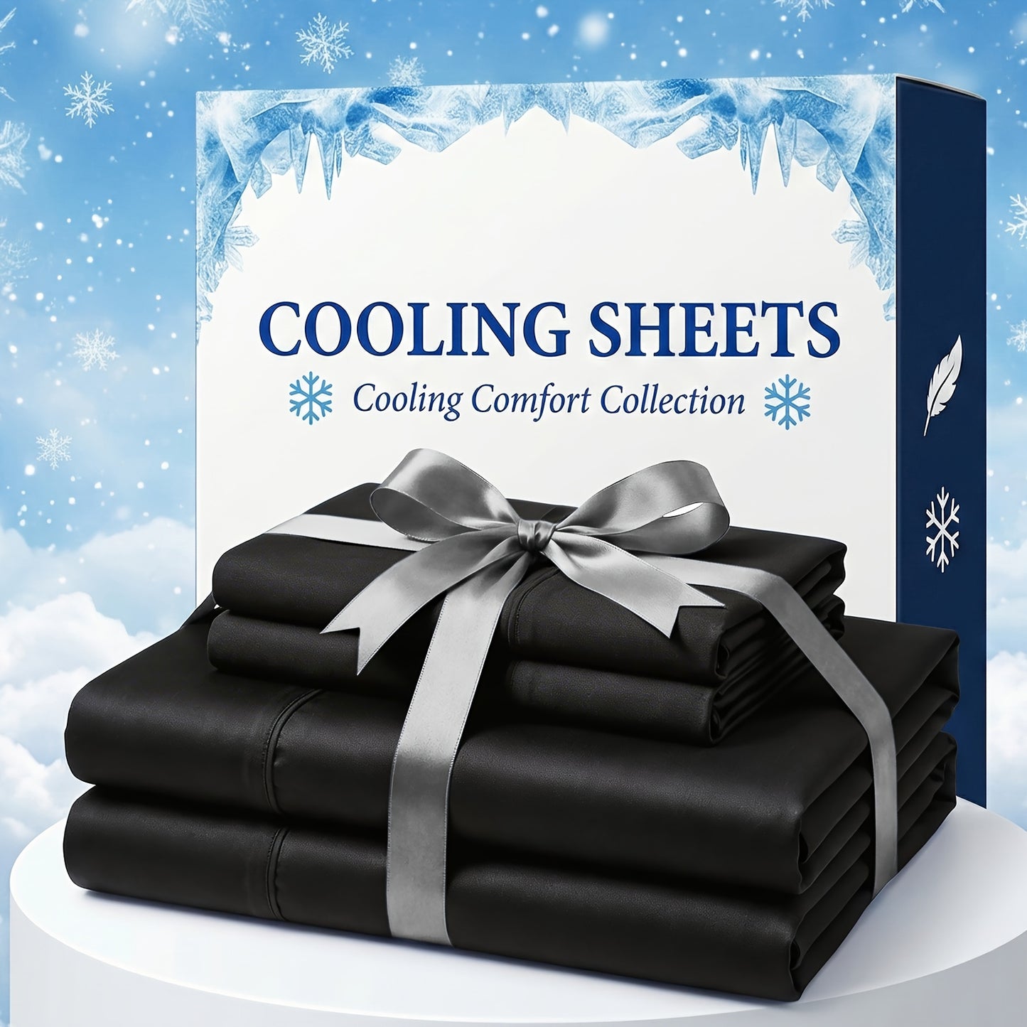 Bamboo Fiber Bed Sheet Set Extra Deep Pocket Cooling Breathable – Soft Wrinkle-Resistant Luxury Hotel Quality Sheets 11 Colors Twin Full Queen King Dark Gray White Navy Blue Lavender