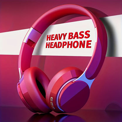 Wireless Over-Ear Headphones Foldable Bluetooth Headset with Mic, FM Radio, TF Card, 3.5mm AUX Cable, Soft Earpads, Noise Cancelling for Travel Home Office PC Phone – Green White Blue Red