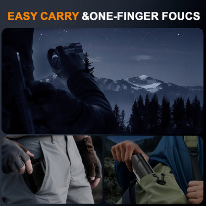 Night Vision Goggles 1080P Monocular 5W Infrared 10X Digital Zoom 2600ft Range 2700mAh Rechargeable Battery 2 Inch HD Display for Hunting Camping Wildlife Observation Security