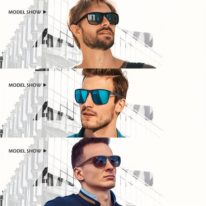 12 Pairs Fashion Sunglasses Set for Men & Women – Classic Square Retro PC Frame Glasses in Assorted Colors, UV Protection Eyewear for Beach, Outdoor & Daily Leisure