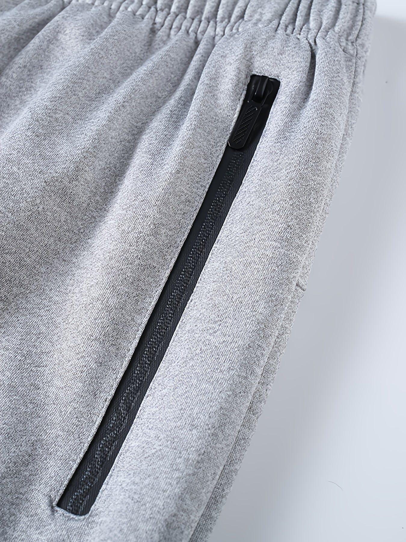 Men's Sweatpants Joggers with Drawstring & Pockets, Regular Fit Cuffed Athletic Track Pants in 95% Polyester for Running Training Spring Fall Daily Wear – Comfortable Sports Trousers for Men