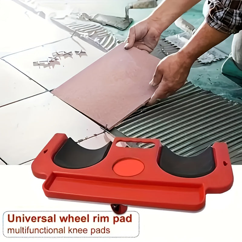 Rolling Knee Creeper Pad with Built-In Tool Tray – ABS High-Impact Frame, Cushioned Kneeling Pad for Mechanics, Carpenters, Flooring & Car Repairs – Multi-Color Automotive Repair Aid & Workshop Gift