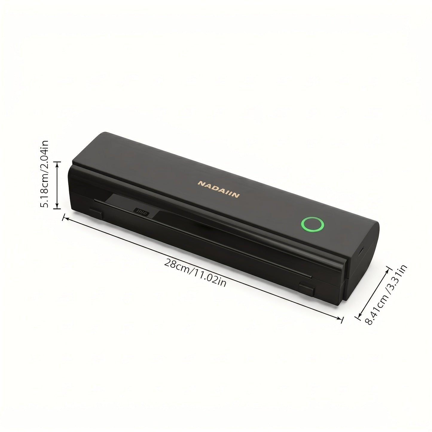 Portable Inkless Thermal Printer A4 with Paper Tray Wireless Mobile Printer Supports 8.5x11 Letter A4 Paper Compatible with iPhone Android Laptop Home Office School Travel