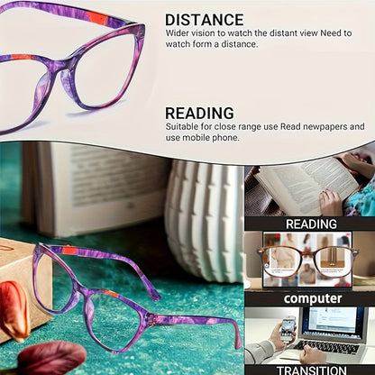 6-Pack Anti-Blue Light Reading Glasses for Men & Women – Spring Hinge, Non-Prescription Farsighted Lenses, Strengths +0.0 to +4.0, Stylish Computer & Phone Readers, Bulk Value Set
