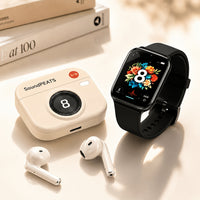 June New Holiday Set Smartwatch + Glowing Earphones