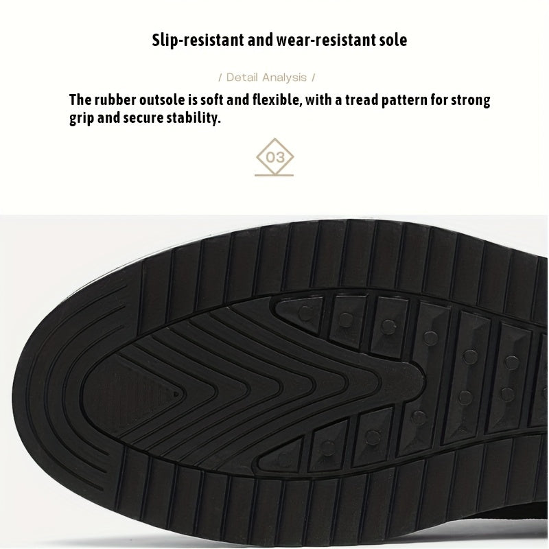 Men's High Top Business Casual Dress Shoes – Lace-Up Formal Oxford Sneakers for Office & Suit, 13 Colors, US Sizes 6.5–13.5