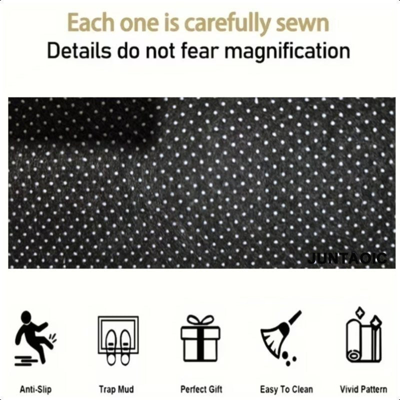 Car Trunk Mat Cargo Liner – Non-Slip Waterproof Floor Mat with Unique Patterns, Durable Vehicle Interior Protector from Dirt, Spills & Scratches, Universal Fit