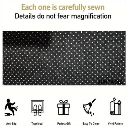 Car Trunk Mat Cargo Liner – Non-Slip Waterproof Floor Mat with Unique Patterns, Durable Vehicle Interior Protector from Dirt, Spills & Scratches, Universal Fit