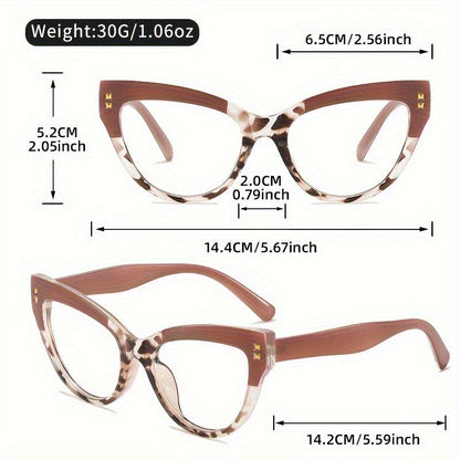 3PCS Reading Glasses for Women – Photochromic Lenses, Metal Hinge, Minimalist Color Block Design, Elegant Presbyopia Eyeglasses +1.00 to +4.00, Fashion Gift for Ladies