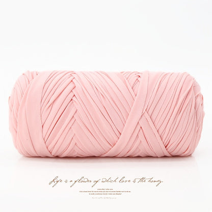 T-Shirt Fabric Yarn 400g (2 x 200g) Chunky Cotton Blend in 49 Colors – Soft Thick Yarn for Crochet Baskets, Bags, Rugs, Macrame & Knitting Projects – Beginner-Friendly Craft Yarn