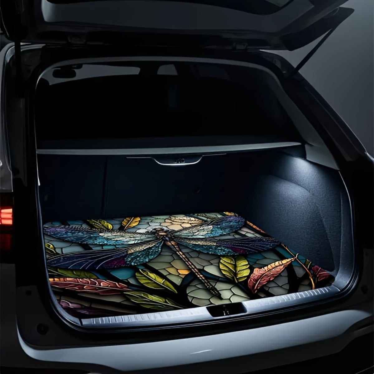 Car Trunk Mat Cargo Liner – Non-Slip Waterproof Floor Mat with Unique Patterns, Durable Vehicle Interior Protector from Dirt, Spills & Scratches, Universal Fit
