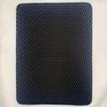 Honeycomb Double-Layer Cat Litter Mat 24x36 Inch – Urine-Proof Waterproof Scatter Trapping Washable Litter Box Mat for Indoor Cats, Reduces Mess & Easy to Clean, Black Dark Gray Light Gray