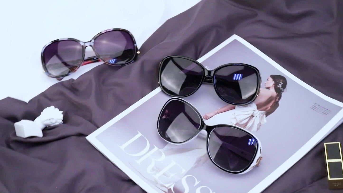 Oversized Sunglasses for Women UV400 Protection Gradient Lens Large Frame Fashion Eyewear Multiple Colors Available