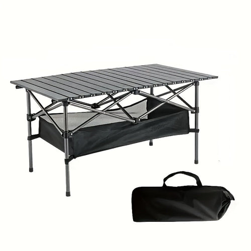Folding Camping Table with Carry Bag – Lightweight Portable Outdoor Table 3 Sizes for Camping, Beach, Picnic, BBQ, Backyard, Boat & Travel, Easy Setup & Storage
