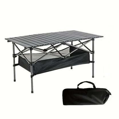 Folding Camping Table with Carry Bag – Lightweight Portable Outdoor Table 3 Sizes for Camping, Beach, Picnic, BBQ, Backyard, Boat & Travel, Easy Setup & Storage