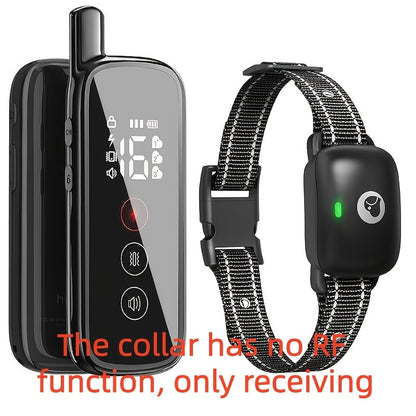 Dog Training Collar with Remote – IP68 Waterproof Rechargeable E-Collar for Small Medium Large Dogs, 3 Safe Training Modes (Beep, Vibration, Shock), 1640ft Range, Black