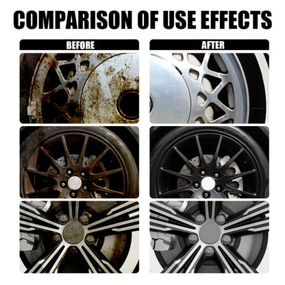 Wheel Cleaner & Iron Remover Spray 6.76oz Brake Dust Remover Restores Shine Prevents Corrosion Safe for Alloy Chrome Painted Steel Wheels Easy Trigger Spray Car Wheel Detailing Cleaner