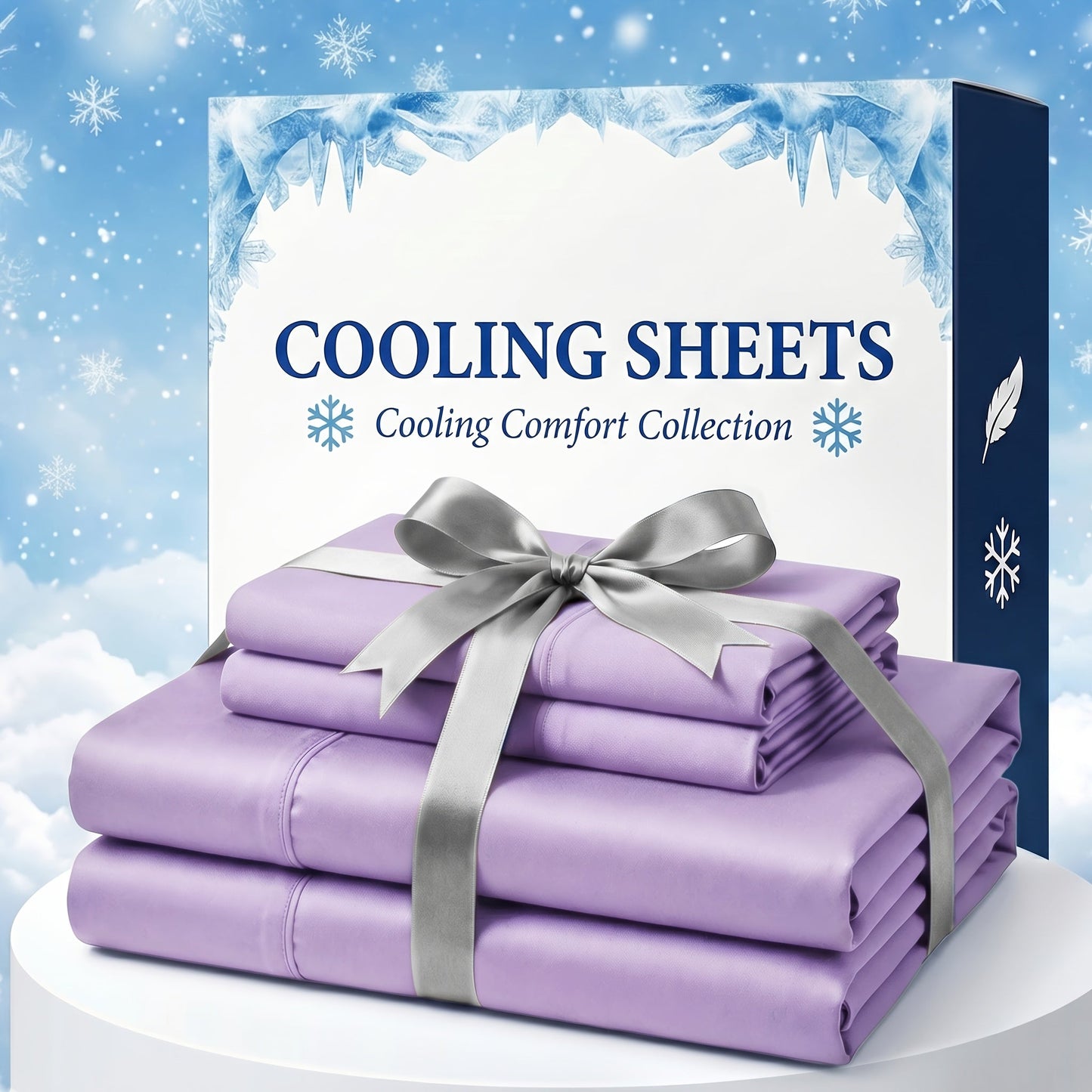 Bamboo Fiber Bed Sheet Set Extra Deep Pocket Cooling Breathable – Soft Wrinkle-Resistant Luxury Hotel Quality Sheets 11 Colors Twin Full Queen King Dark Gray White Navy Blue Lavender
