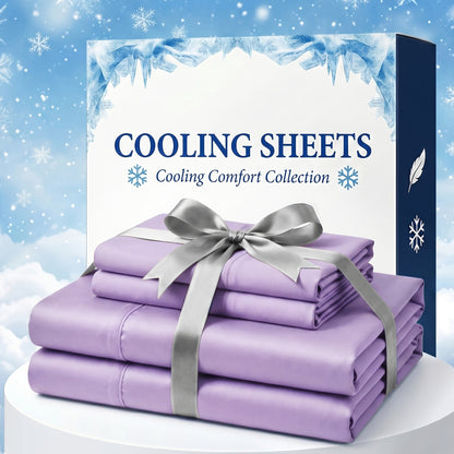 Bamboo Fiber Bed Sheet Set Extra Deep Pocket Cooling Breathable – Soft Wrinkle-Resistant Luxury Hotel Quality Sheets 11 Colors Twin Full Queen King Dark Gray White Navy Blue Lavender