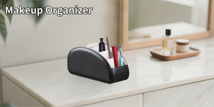 Remote Control Holder with 5 Compartments Desktop Organizer Caddy – Bedside Storage Box for TV Remotes Pens Eyeglasses Office Stationery Home Appliance Controllers