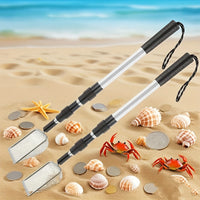 Three-section telescopic handle 2pcs