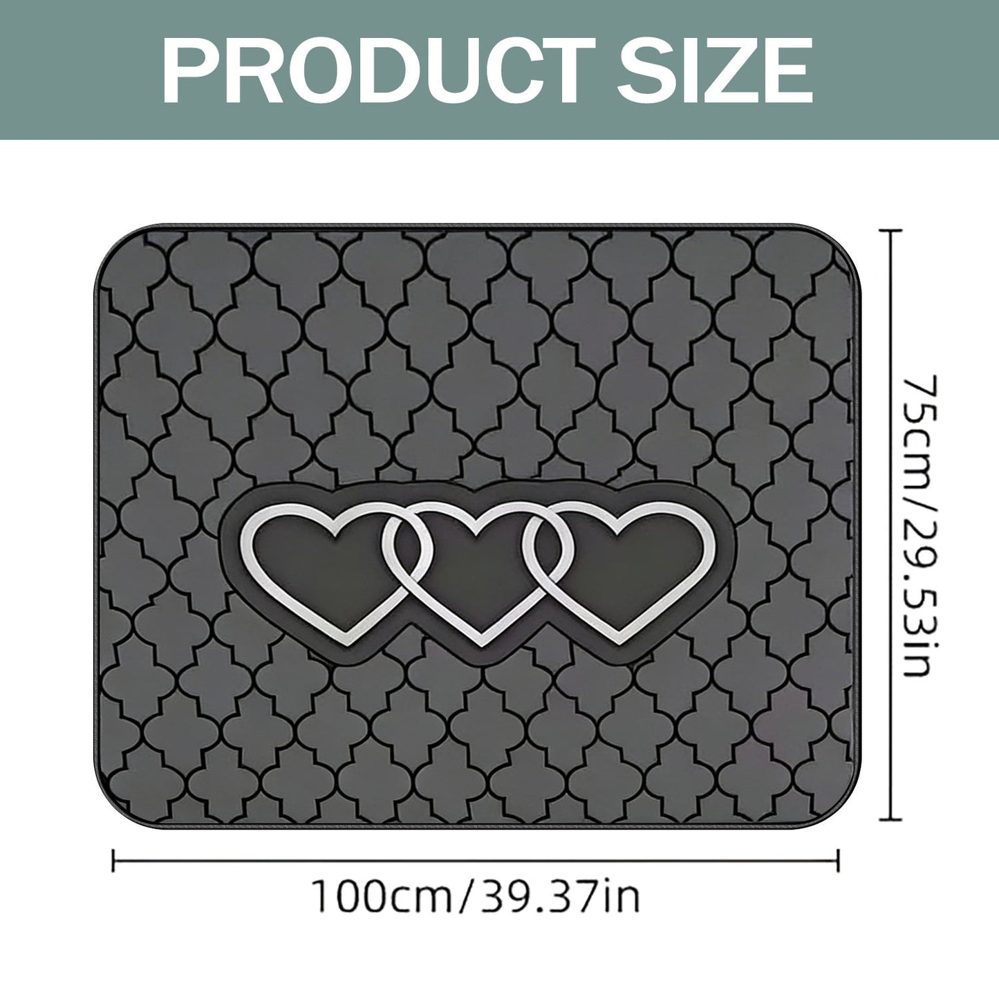 Car Trunk Mat Cargo Liner – Non-Slip Waterproof Floor Mat with Unique Patterns, Durable Vehicle Interior Protector from Dirt, Spills & Scratches, Universal Fit