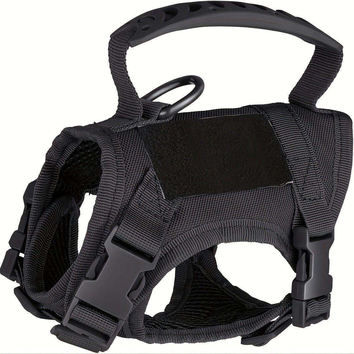 Cat Tactical Vest Harness Adjustable Escape-Proof 600D Oxford Pet Chest Strap Training Clothes for Cats & Small Dogs One Size Fits Most