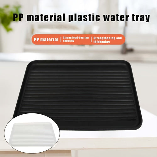 Under Sink Mat Waterproof Drip Tray Liner for Kitchen Bathroom Cabinet Non-Slip Flexible Durable Protector Mat Easy Clean White