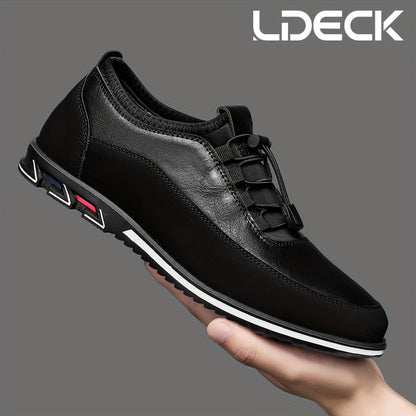Men's High Top Business Casual Dress Shoes – Lace-Up Formal Oxford Sneakers for Office & Suit, 13 Colors, US Sizes 6.5–13.5