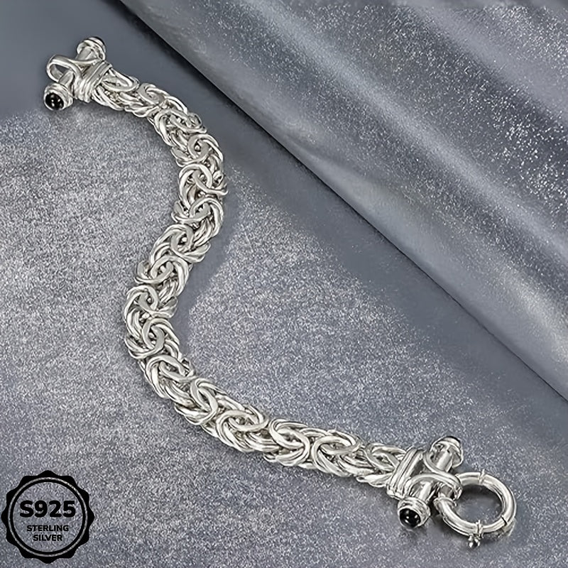 925 Sterling Silver Classic Women's Bracelet with Gift Box - Elegant Silver Gold Wrist Jewelry for Birthday, Valentine's Day, Graduation, Christmas & Special Occasion Gift for Women