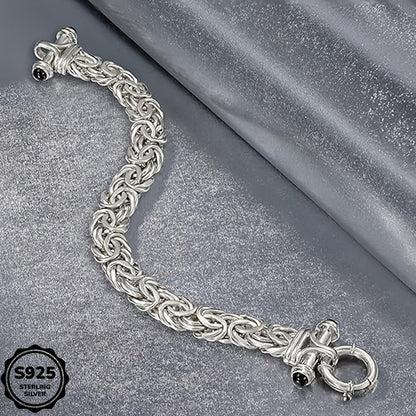 925 Sterling Silver Classic Women's Bracelet with Gift Box - Elegant Silver Gold Wrist Jewelry for Birthday, Valentine's Day, Graduation, Christmas & Special Occasion Gift for Women