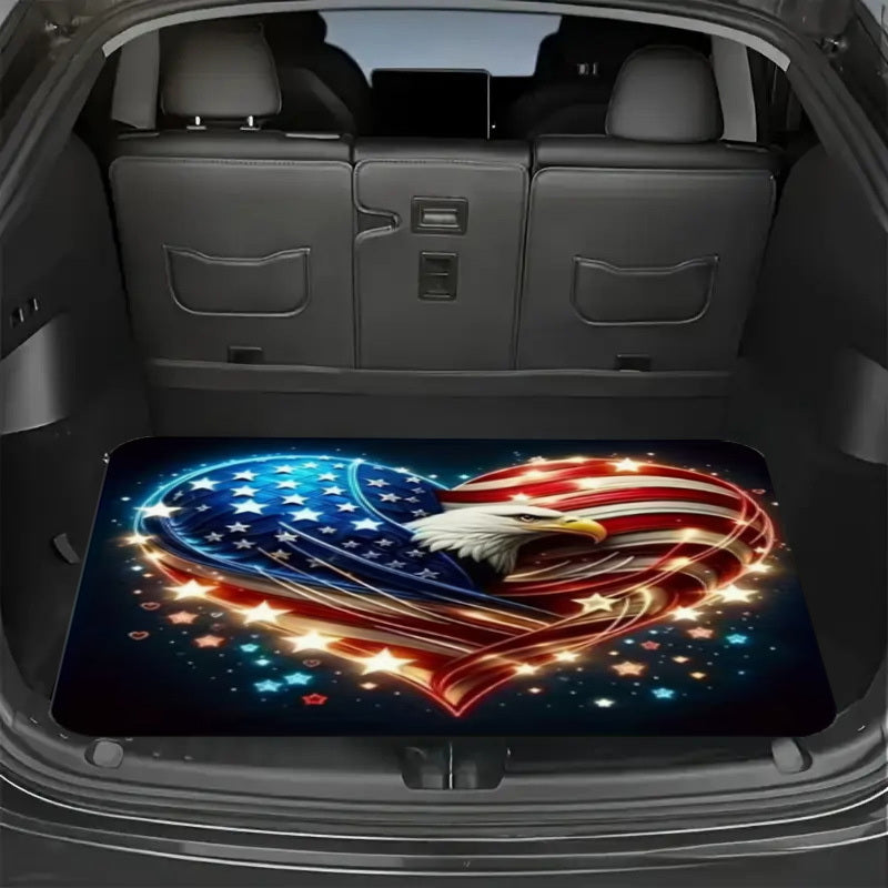 Car Trunk Mat Cargo Liner – Non-Slip Waterproof Floor Mat with Unique Patterns, Durable Vehicle Interior Protector from Dirt, Spills & Scratches, Universal Fit