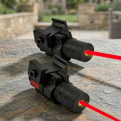 2-Pack Red Dot Laser Sight Scope Compact Tactical Laser Sights with Picatinny Rail Mount for Rifles, Pistols & Handguns – Adjustable Windage & Elevation, Durable Aluminum Body