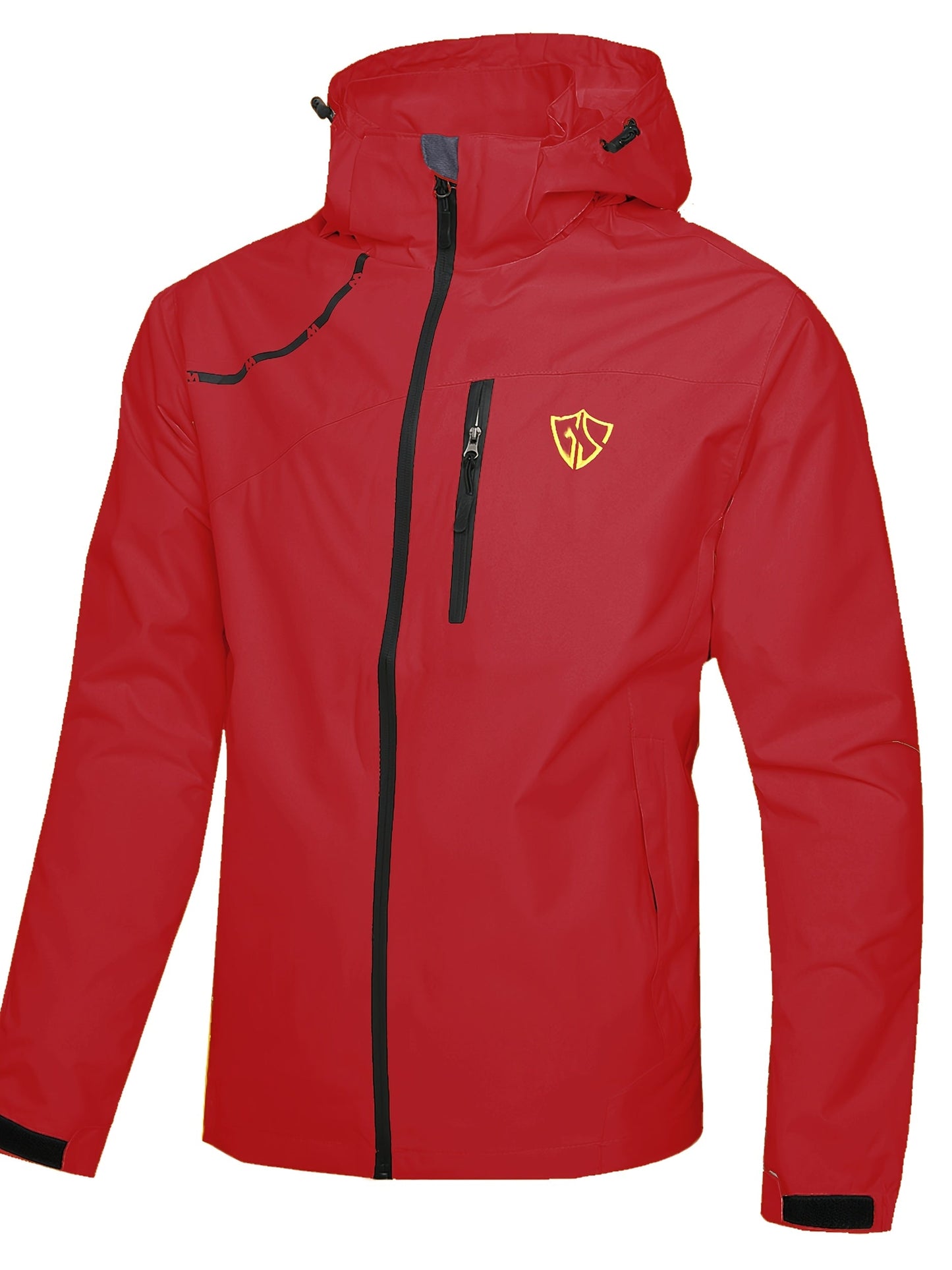 Men's Waterproof Windproof Rain Jacket with Hood – Lightweight Packable Raincoat for Hiking Outdoor Travel S-XXXL Multiple Colors