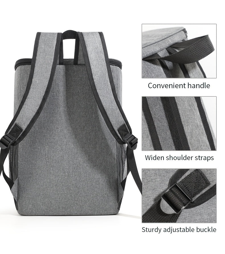 Insulated Cooler Backpack Extra Large Holds 30+ Cans, Leakproof Shoulder Bag for Men & Women, Perfect for Camping BBQ Beach Picnic Hiking – Compatible with Ice Packs