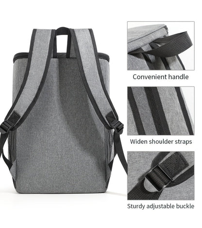 Insulated Cooler Backpack Extra Large Holds 30+ Cans, Leakproof Shoulder Bag for Men & Women, Perfect for Camping BBQ Beach Picnic Hiking – Compatible with Ice Packs