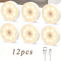 12PCS Warm White LED