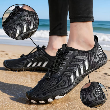 Women's Barefoot Water Shoes – Lightweight Slip-On Sneakers for Yoga, Beach, Swimming & Water Sports, Multi-Functional Sole with Cushioned Arch Support, Sizes US 5–12.5, 7 Colors