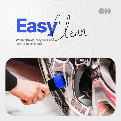26PCS Car Detailing Brush Set Complete Car Cleaning Kit with Drill Brushes Wash Mitt Tire Brush Window Squeegee Cleaning Gel Spray Bottle for Interior Exterior Wheels Windshield Professional Auto Care