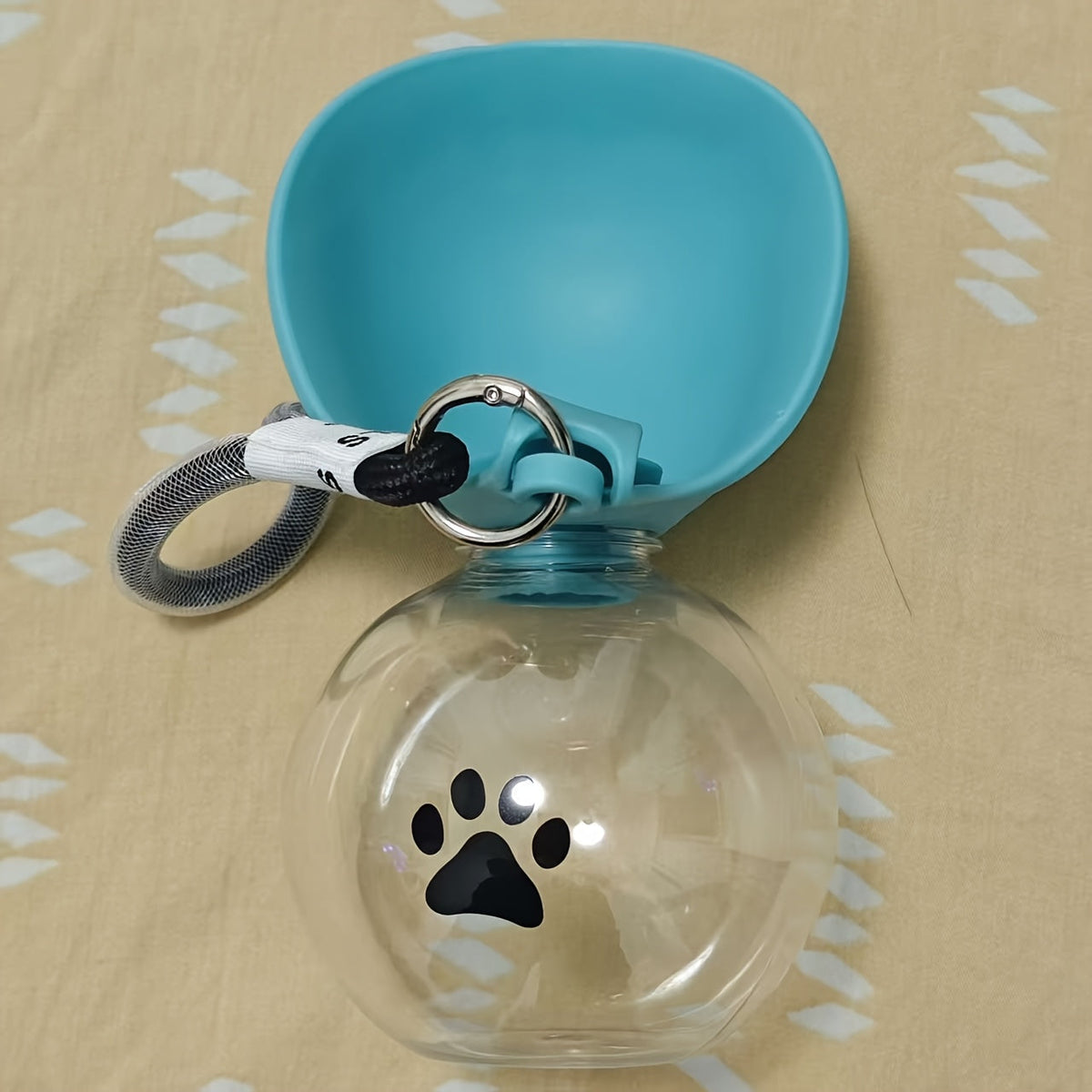 Foldable Pet Water & Food Container - Collapsible Portable Travel Storage for Dogs & Cats, Lightweight Compact Design for Outdoor Hiking Camping & Car Trips, Pink or Blue